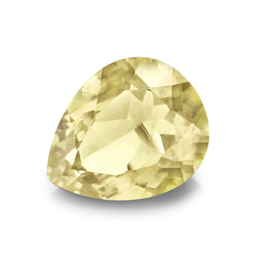 Pear Yellow CZ Loose Gemstones